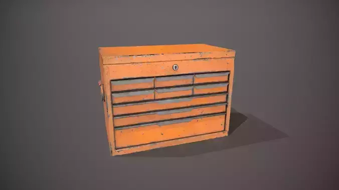 Orange Tool Chest