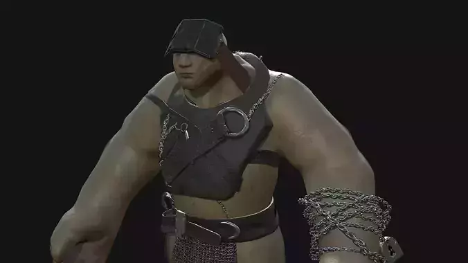 3D Orc Model humanoid