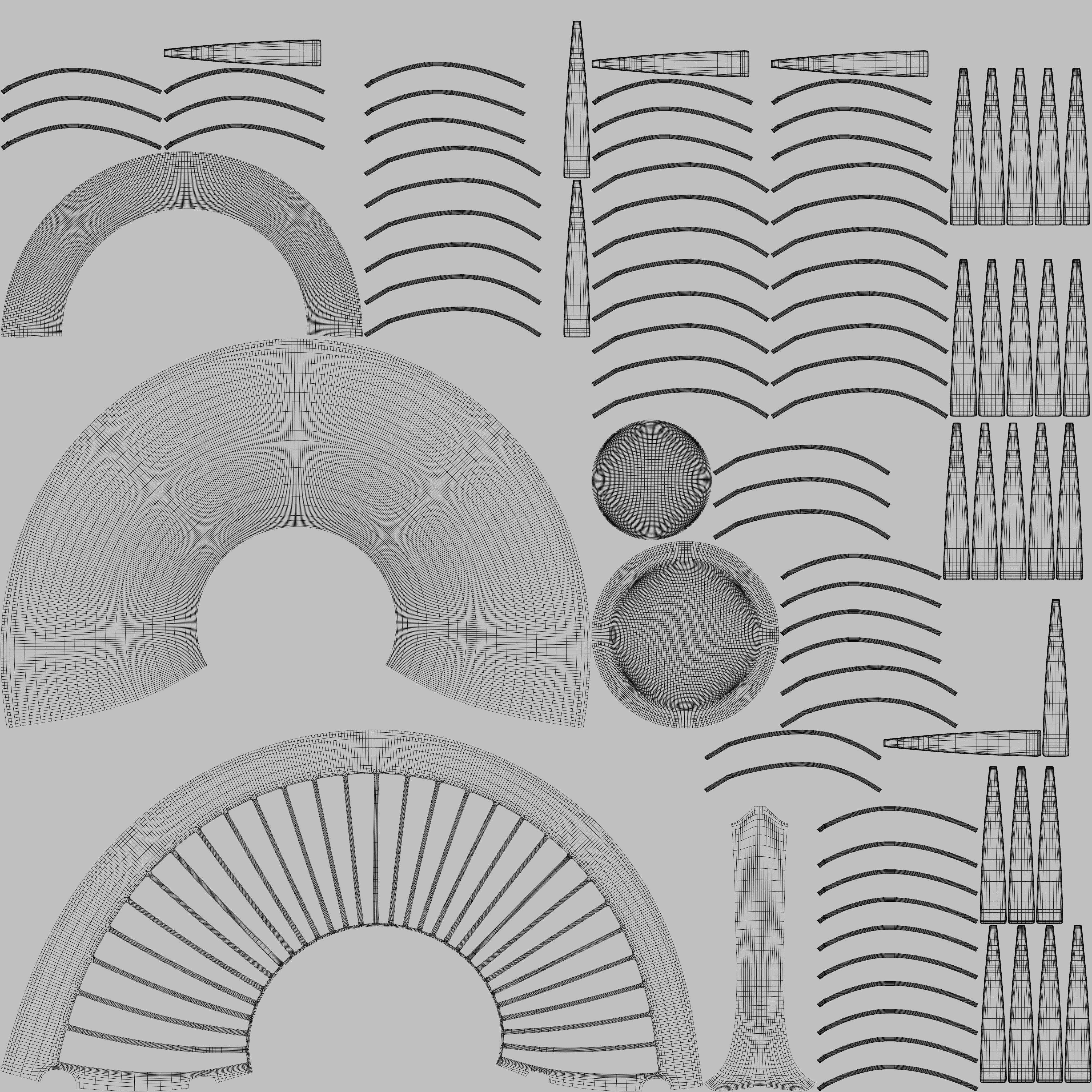 Fluted teacup 3D model_10