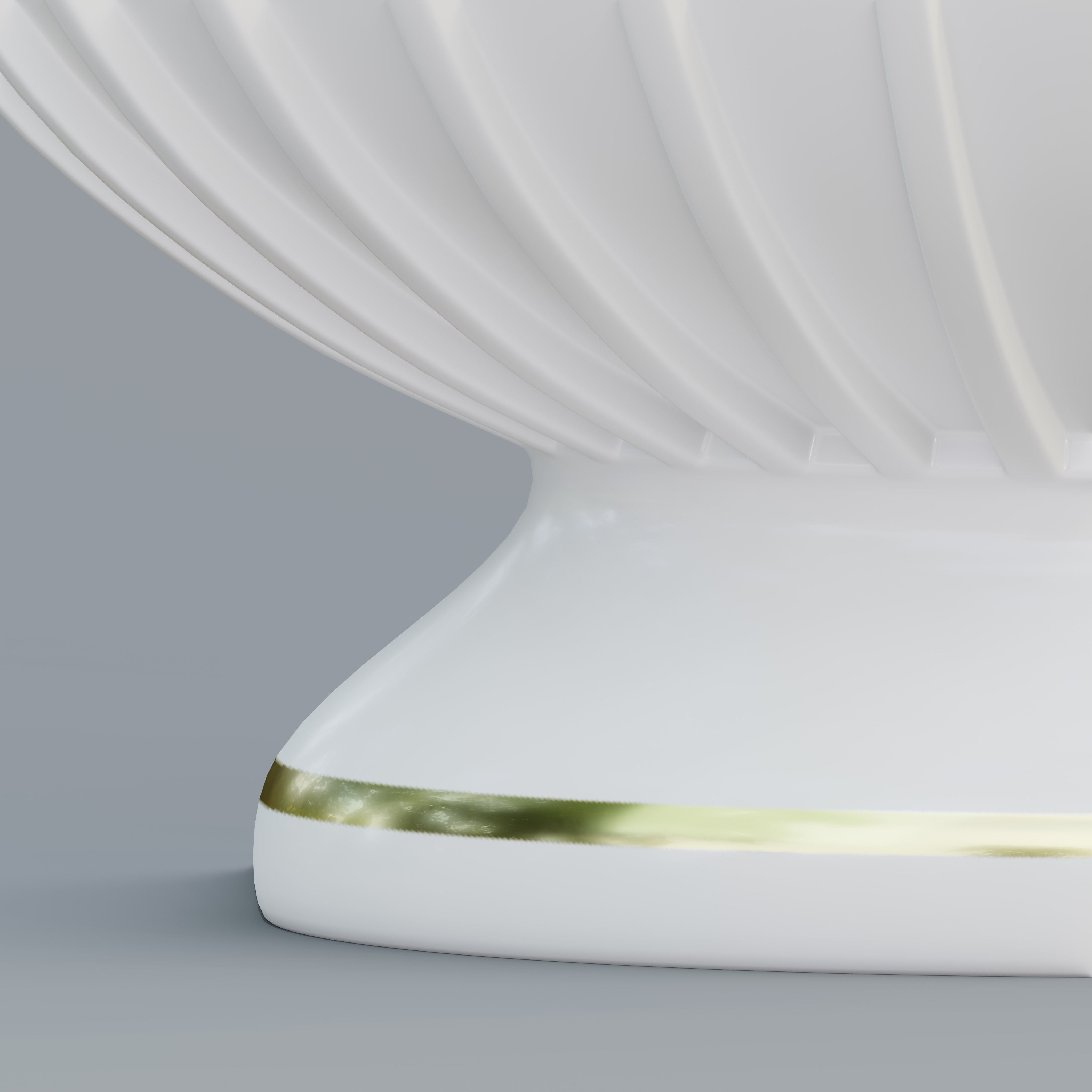 Fluted teacup 3D model_3