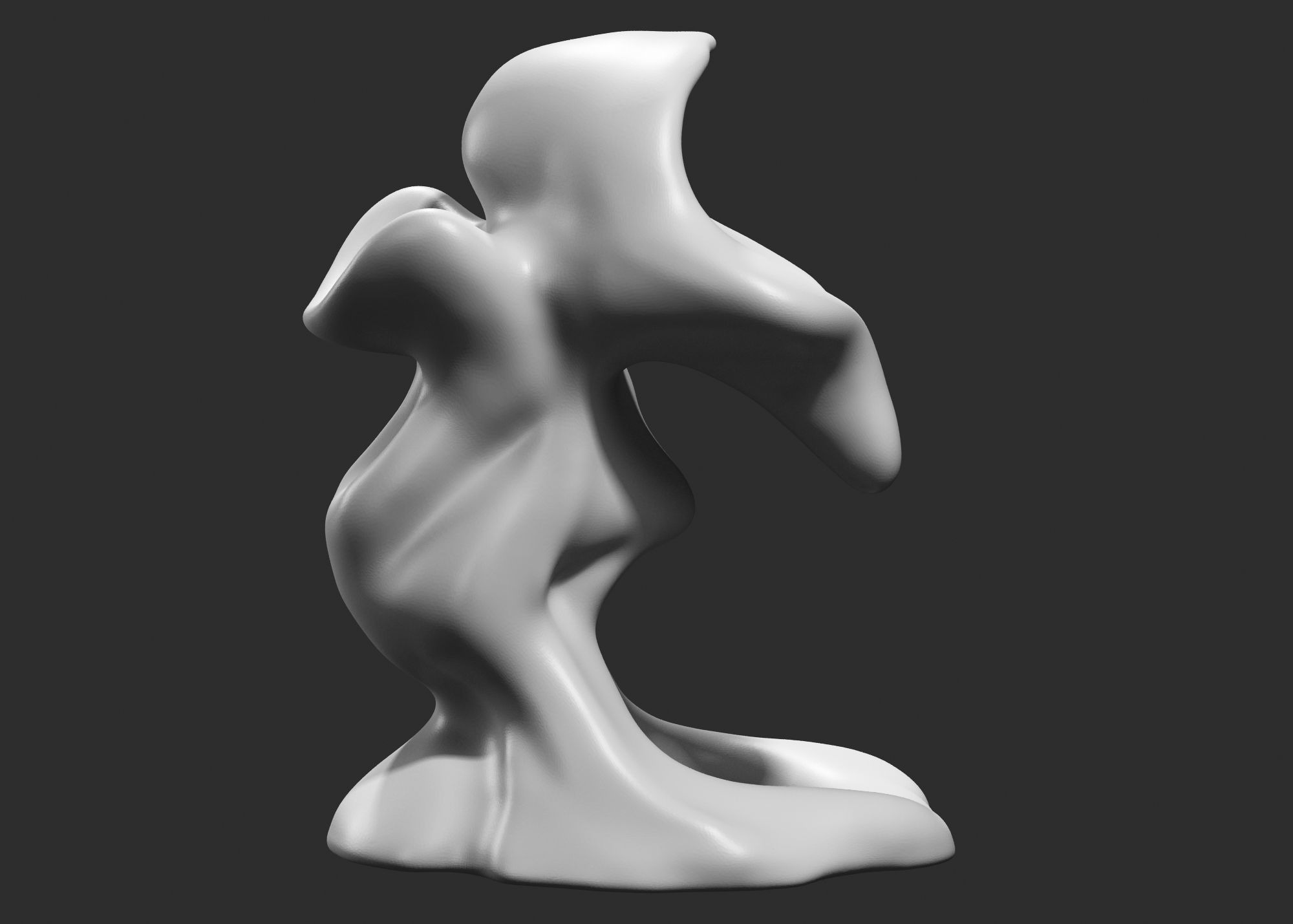 Modern Abstract Decorative sculpture 3d print model 59 3D print model_1