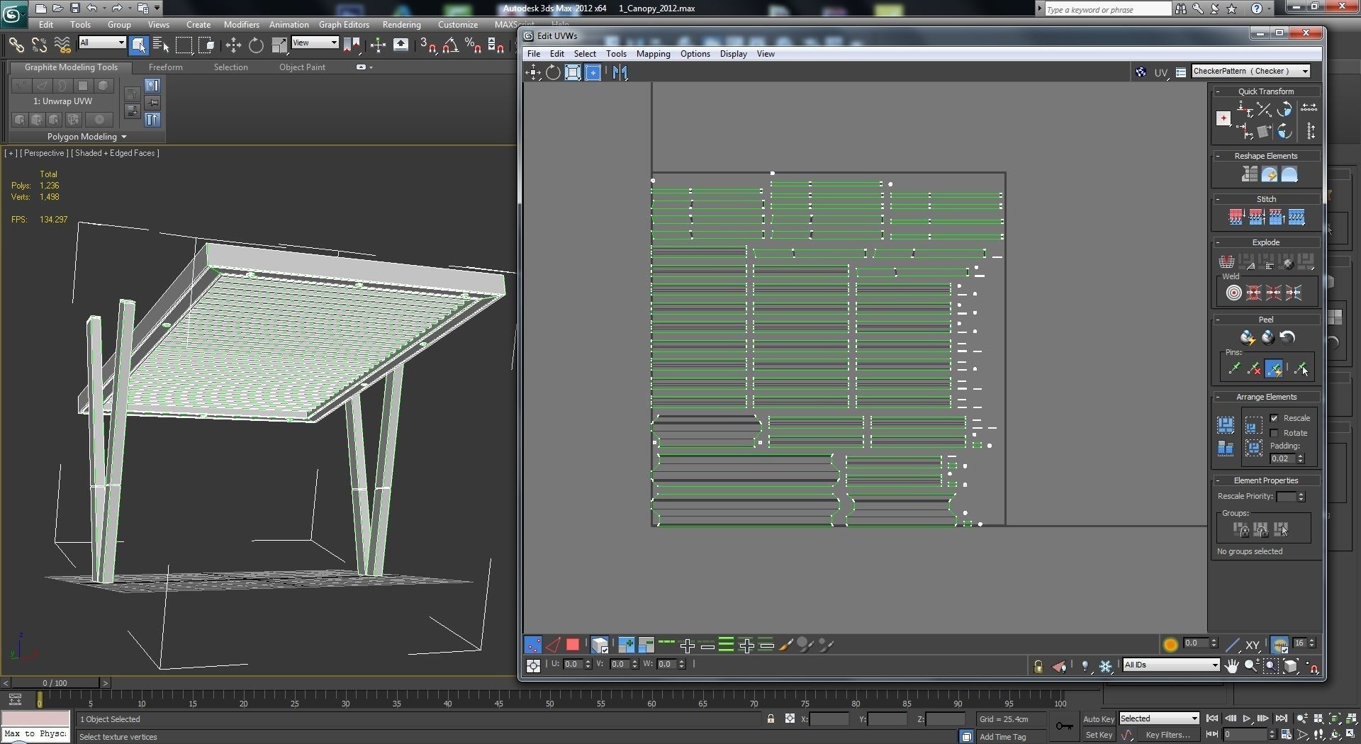 Canopy 1A Low-poly 3D model_20
