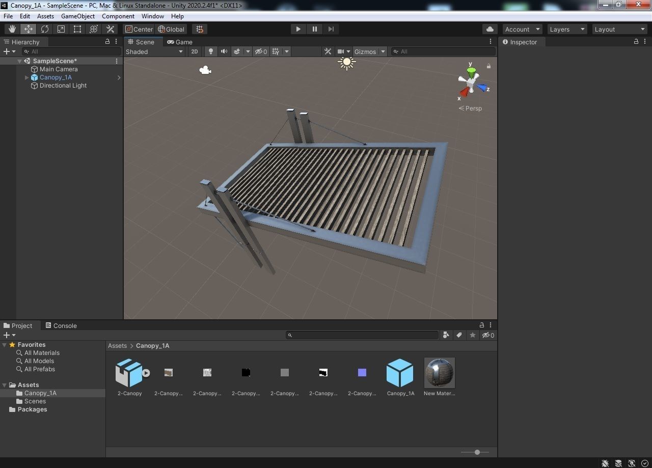 Canopy 1A Low-poly 3D model_15