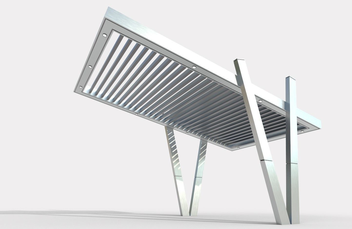 Canopy 1A Low-poly 3D model_13