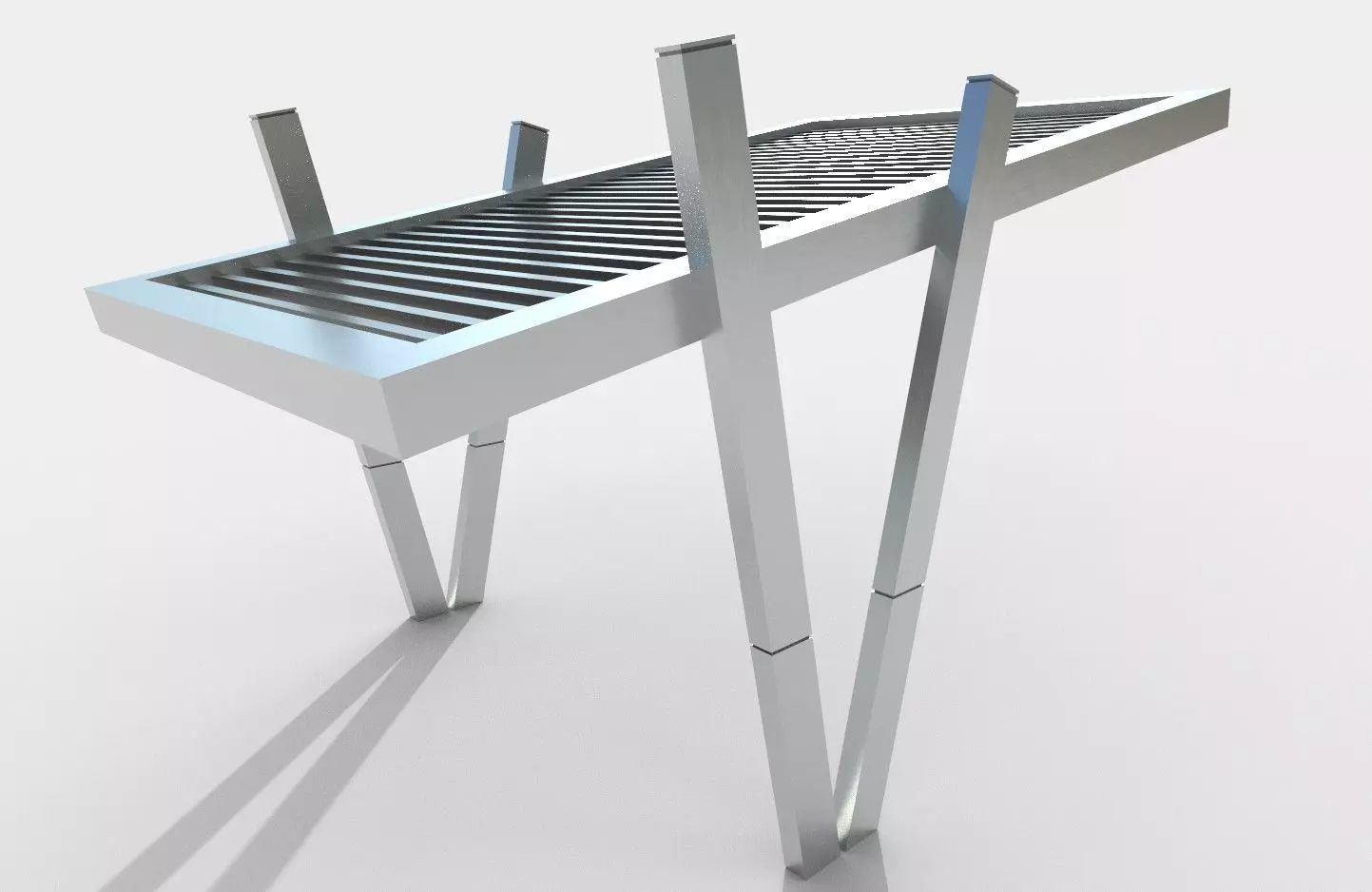 Canopy 1A Low-poly 3D model_0