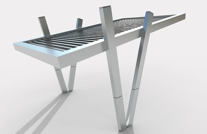 Canopy 1A Low-poly 3D model