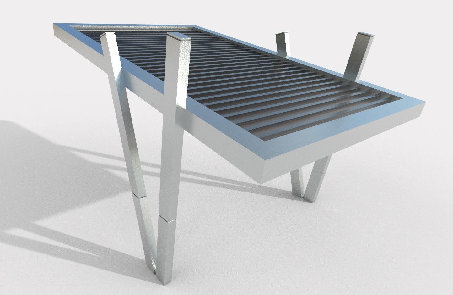 Canopy 1A Low-poly 3D model_9