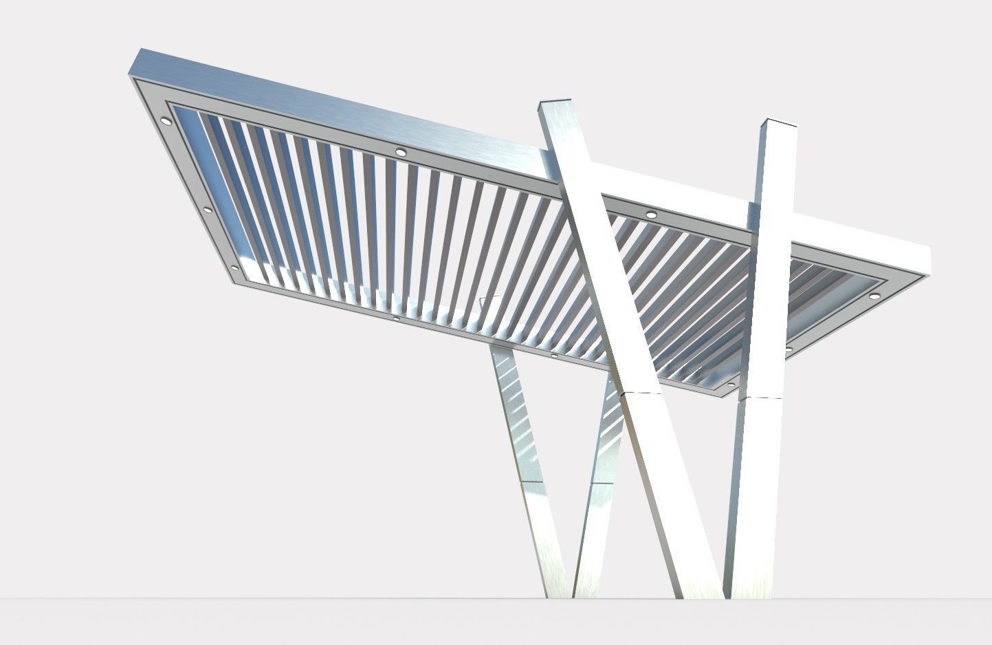 Canopy 1A Low-poly 3D model_2