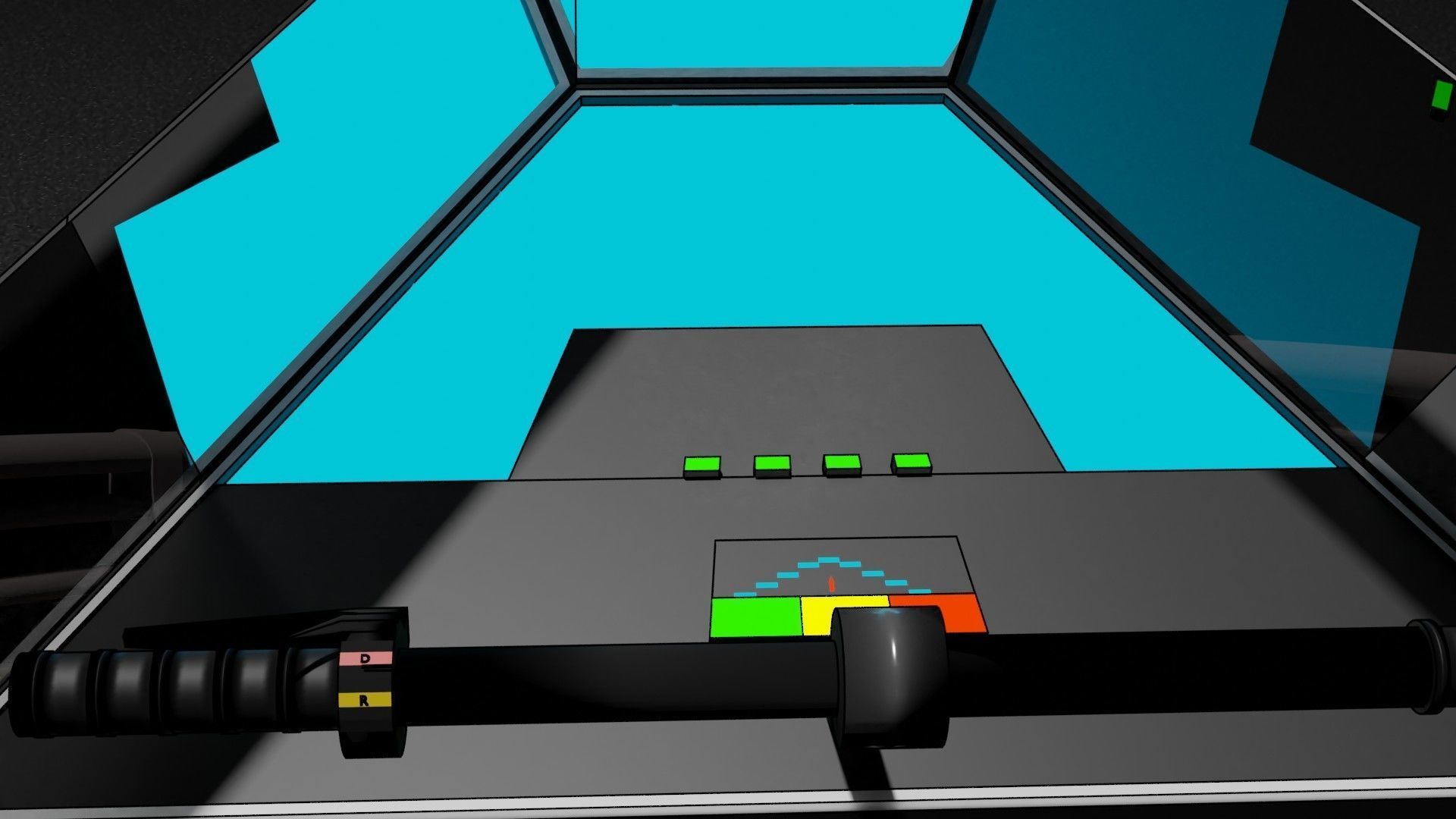 future motorbike Low-poly 3D model_8