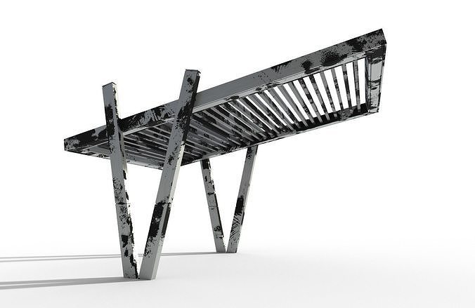 Canopy 1B Low-poly 3D model 3