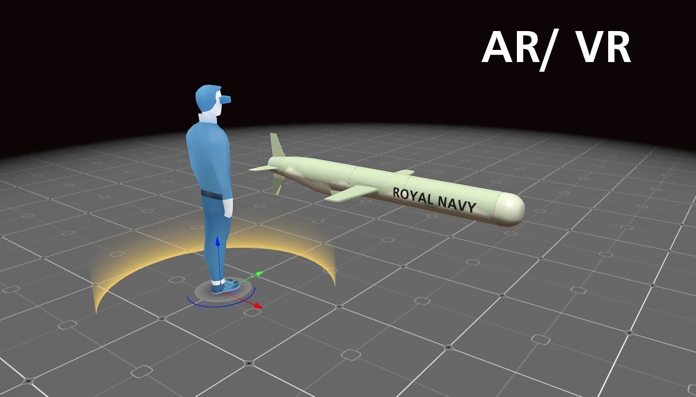 Tomahawk Missile Low-poly 3D model_19