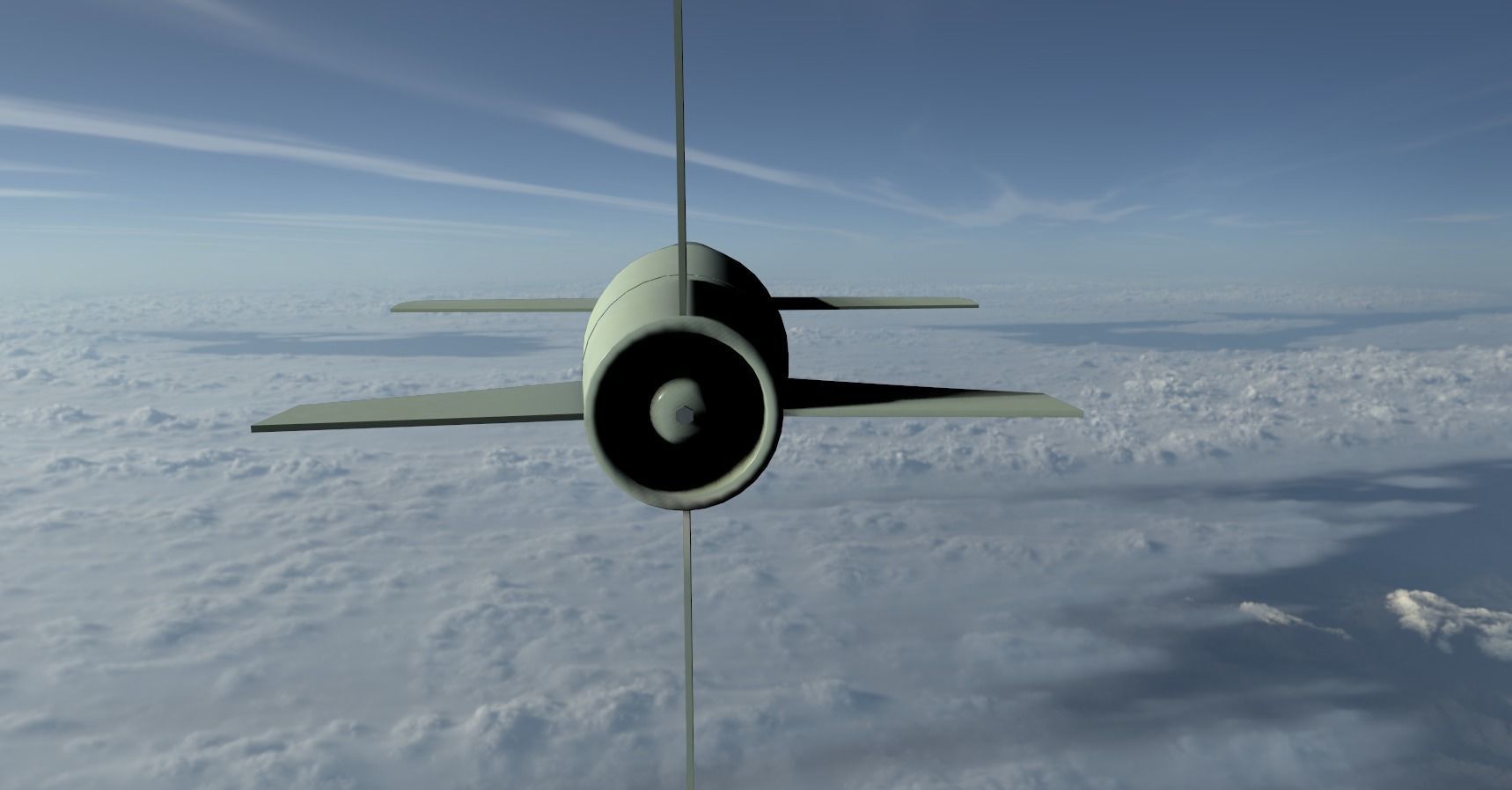 Tomahawk Missile Low-poly 3D model_11