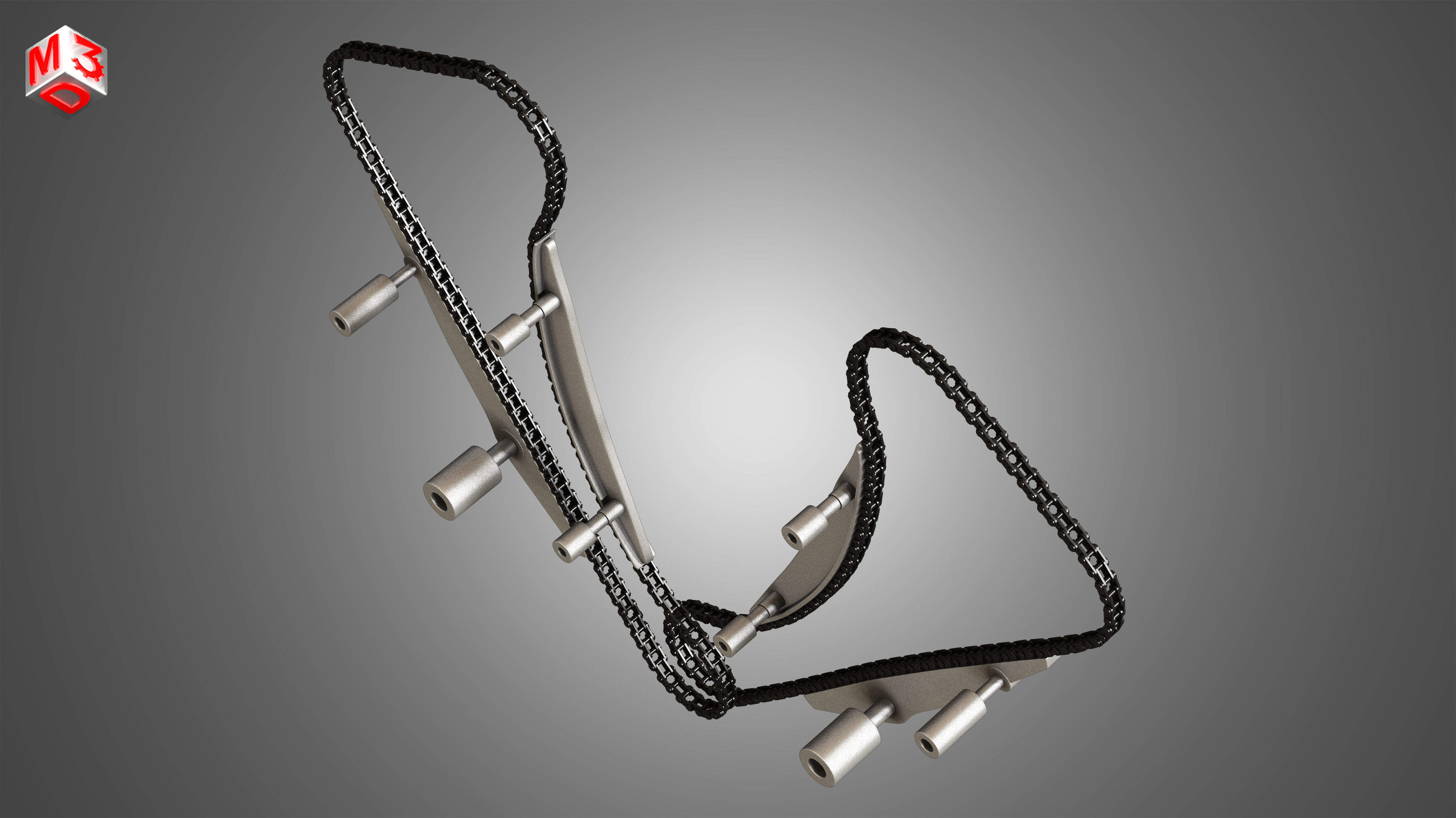 Engine Timing Chains 3D model_6