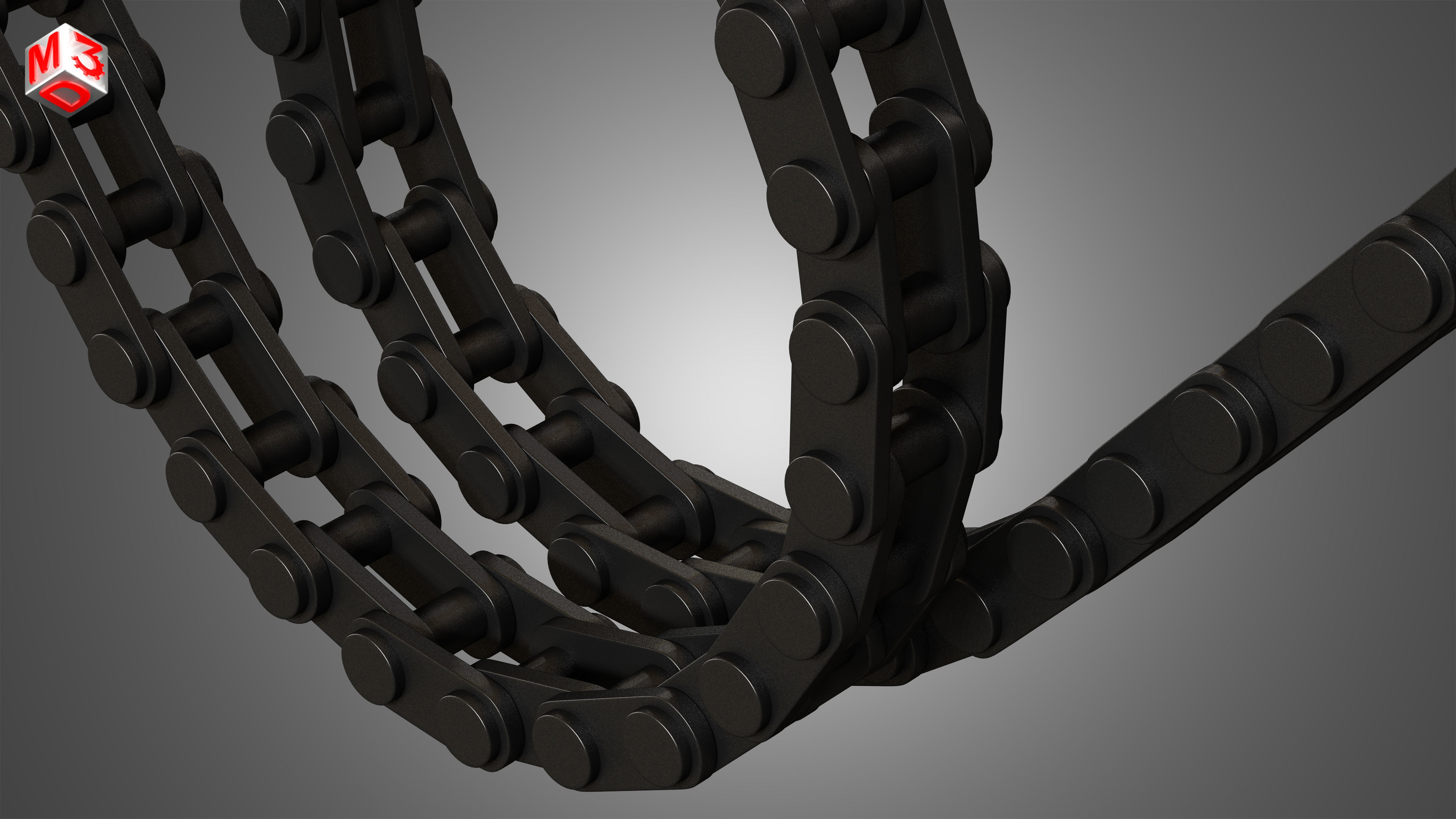 Engine Timing Chains 3D model_11