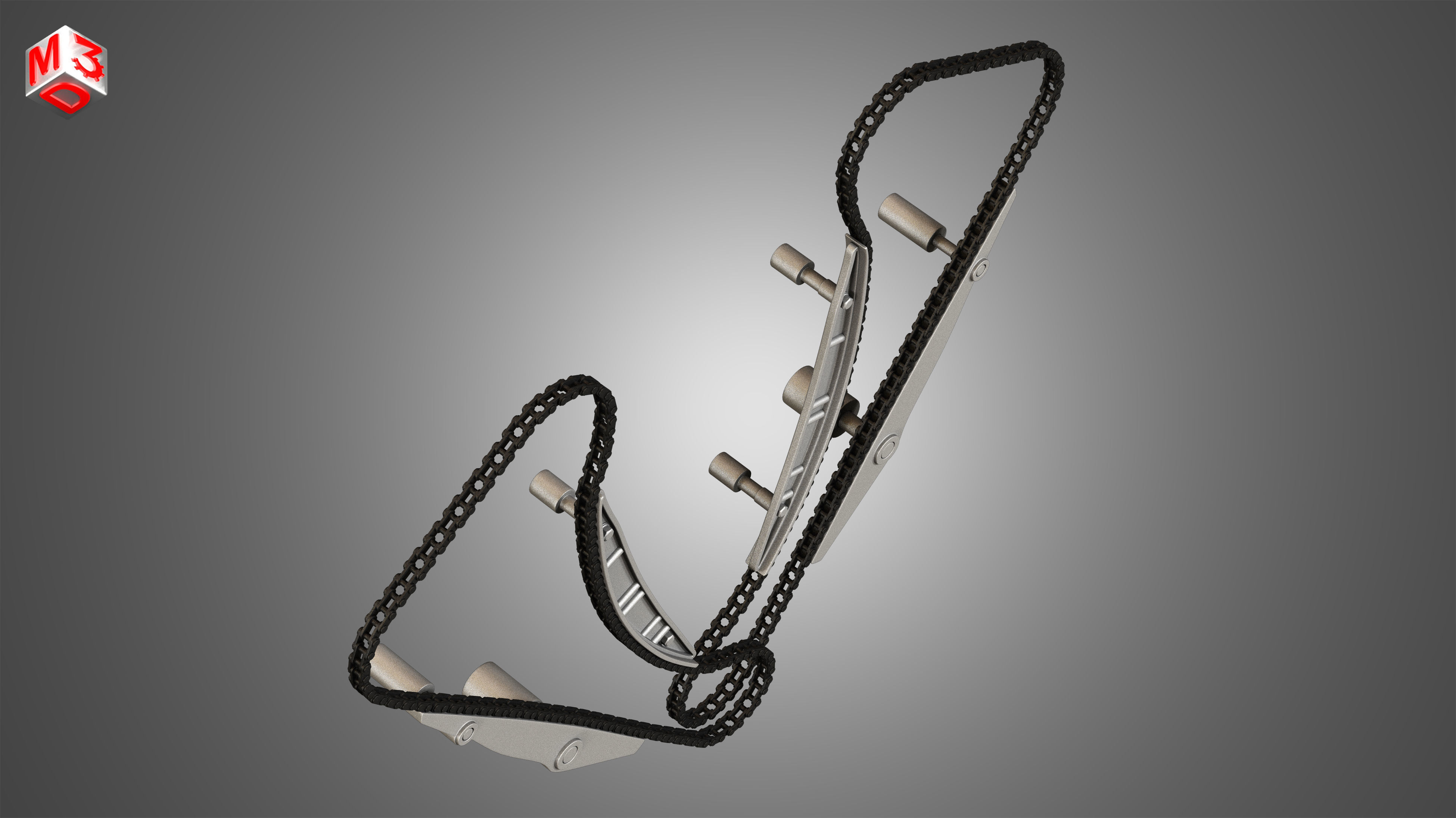 Engine Timing Chains 3D model_7