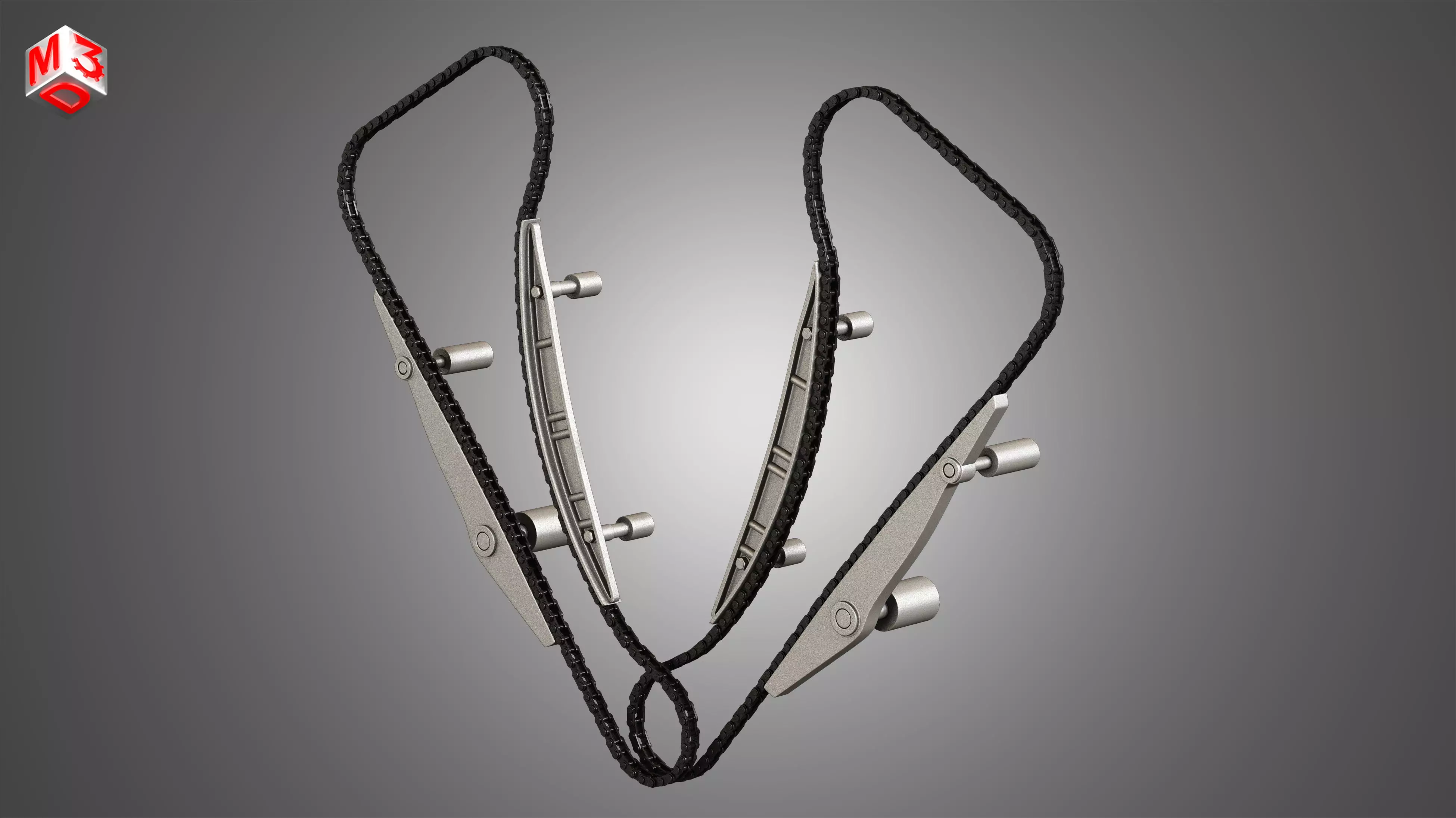 Engine Timing Chains 3D model_0