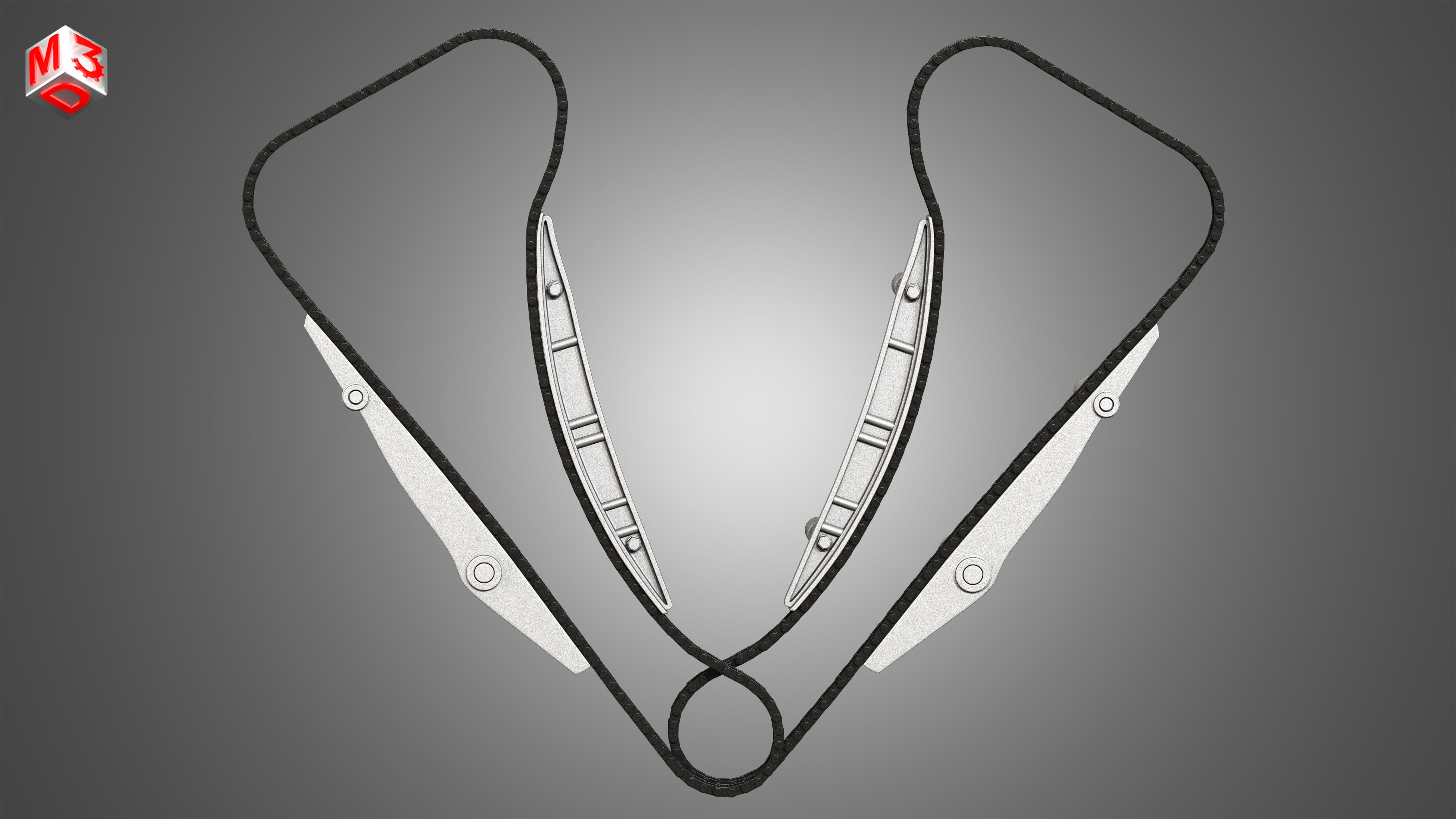 Engine Timing Chains 3D model_8