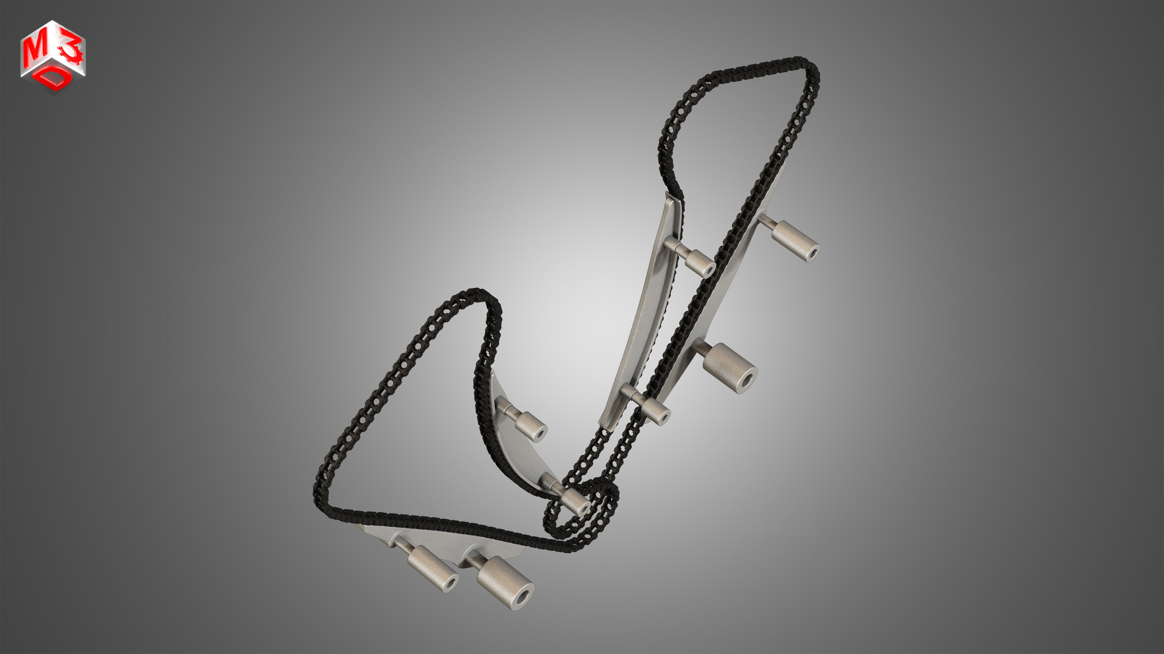 Engine Timing Chains 3D model_5