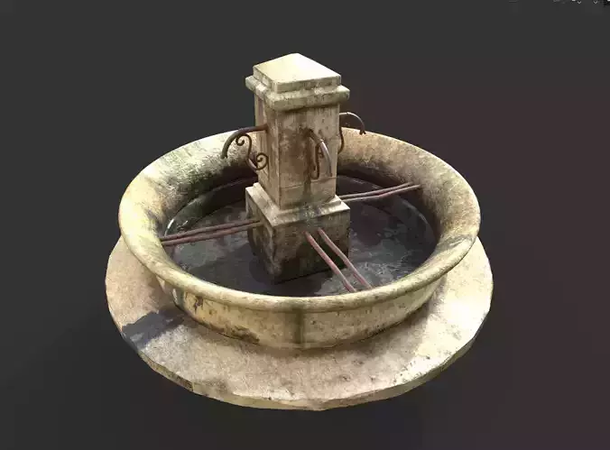 Stone Public Fountain