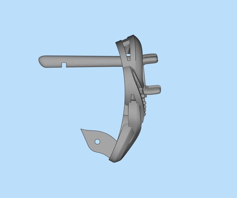 Women earrings with gems CAD 3dm stl 3D print model_36