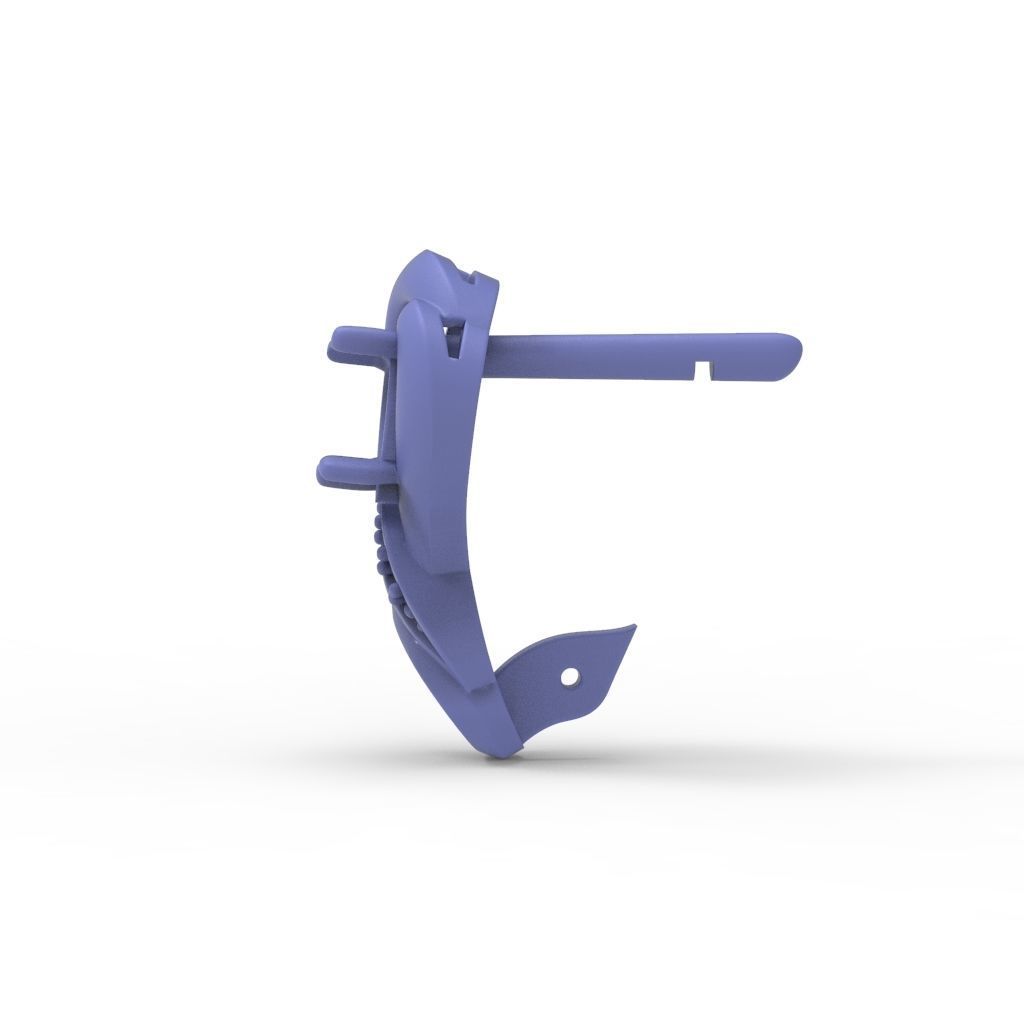 Women earrings with gems CAD 3dm stl 3D print model_24