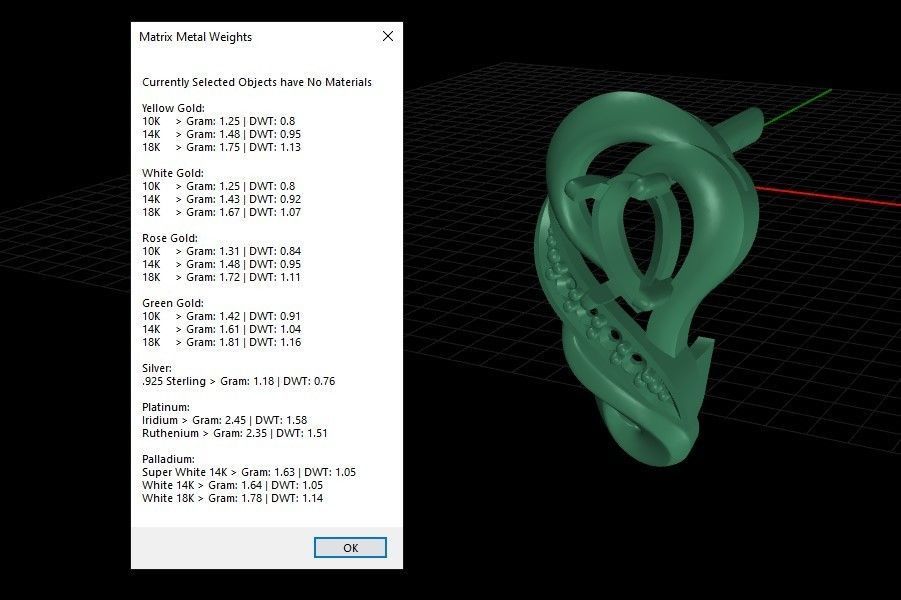 Women earrings with gems CAD 3dm stl 3D print model_9