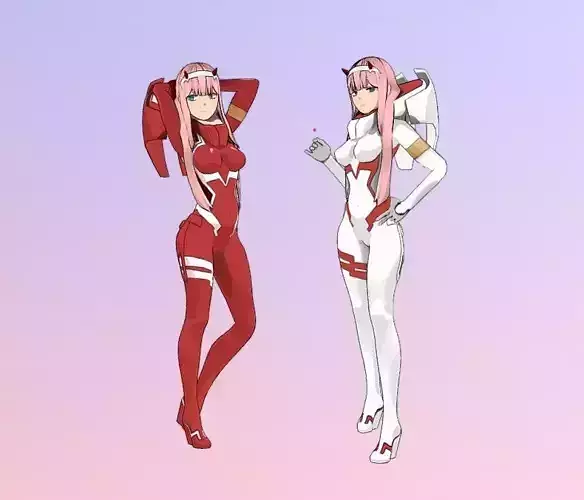 Zero Two 3D model