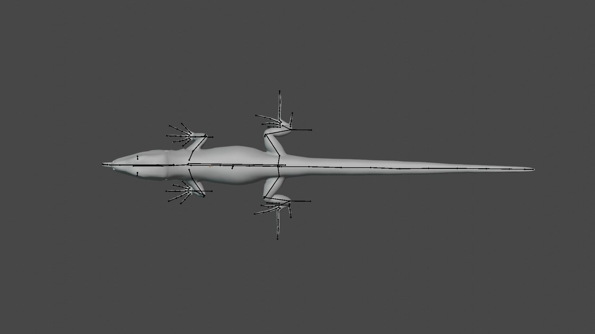 Green Lizard - Podarcis Sicula HQ Low-poly 3D model_13