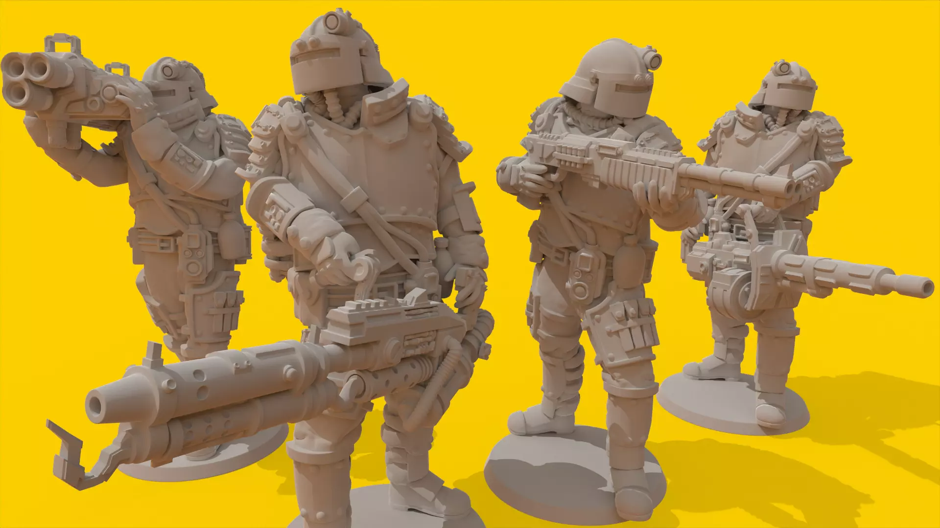 Markhor Squad 3D print model_0