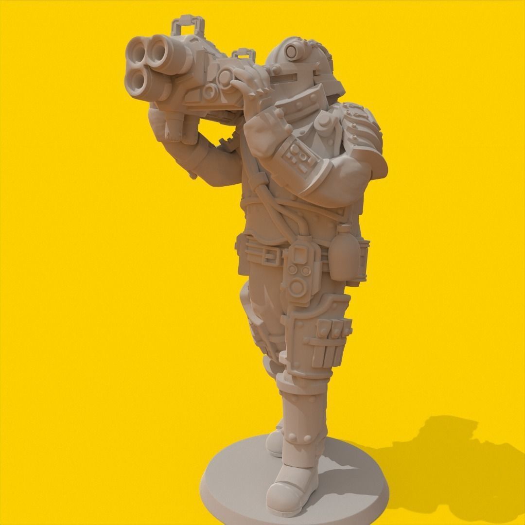 Markhor Squad 3D print model_15