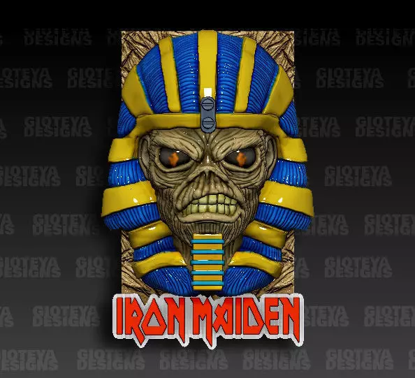 IRON MAIDEN Powerslave  3D model_0