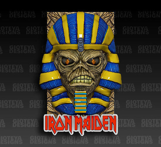 IRON MAIDEN Powerslave  3D model