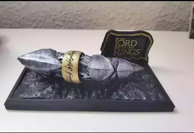 The Lord of the Rings Sauron Finger 3D print model