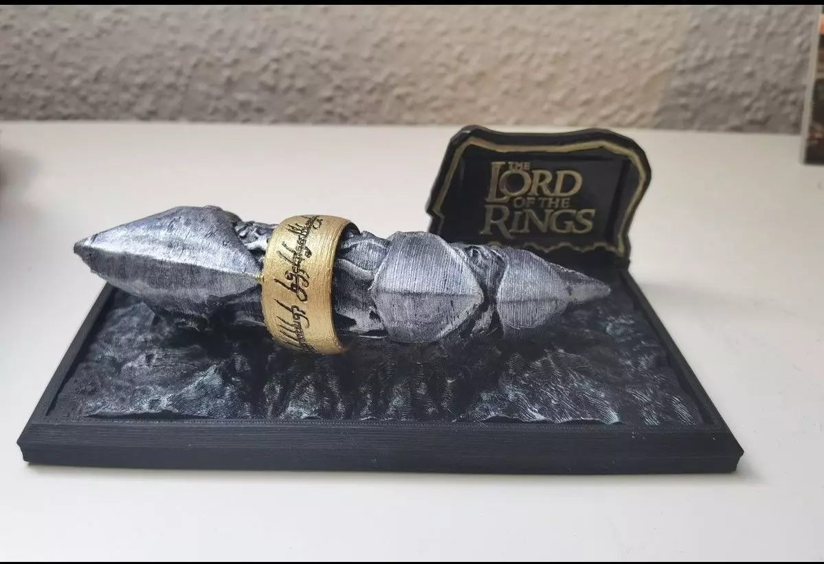 The Lord of the Rings Sauron Finger 3D print model_0
