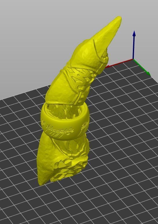 The Lord of the Rings Sauron Finger 3D print model_4