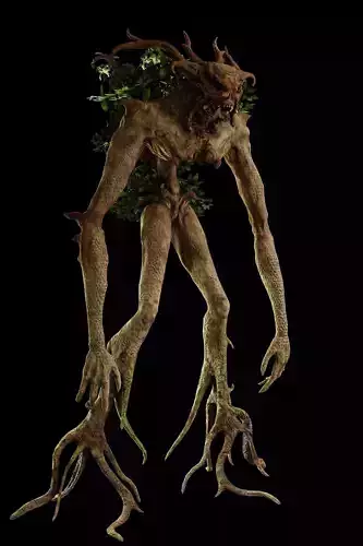 Forest Imp Creature Low-poly 3D model