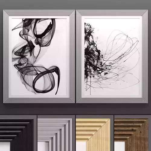 Art Frame 754 Low-poly 3D model