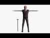 Cartoon GrandFather Low-poly 3D model_2