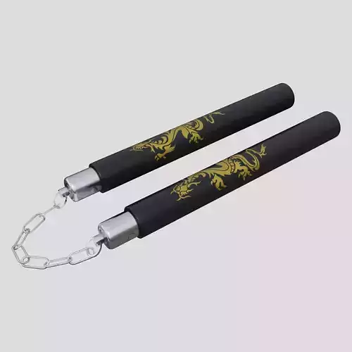 Nunchucks Training Weapon 3D model