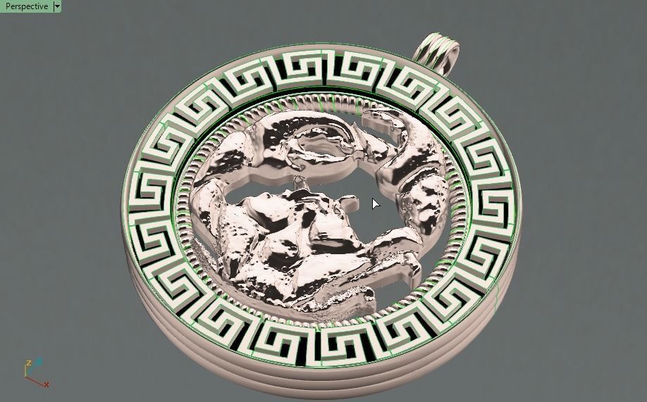 crab pendant - Cancer  3D print model_16