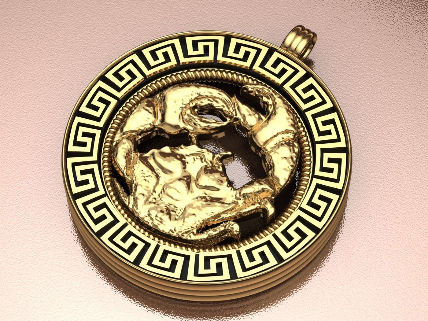 crab pendant - Cancer  3D print model_5