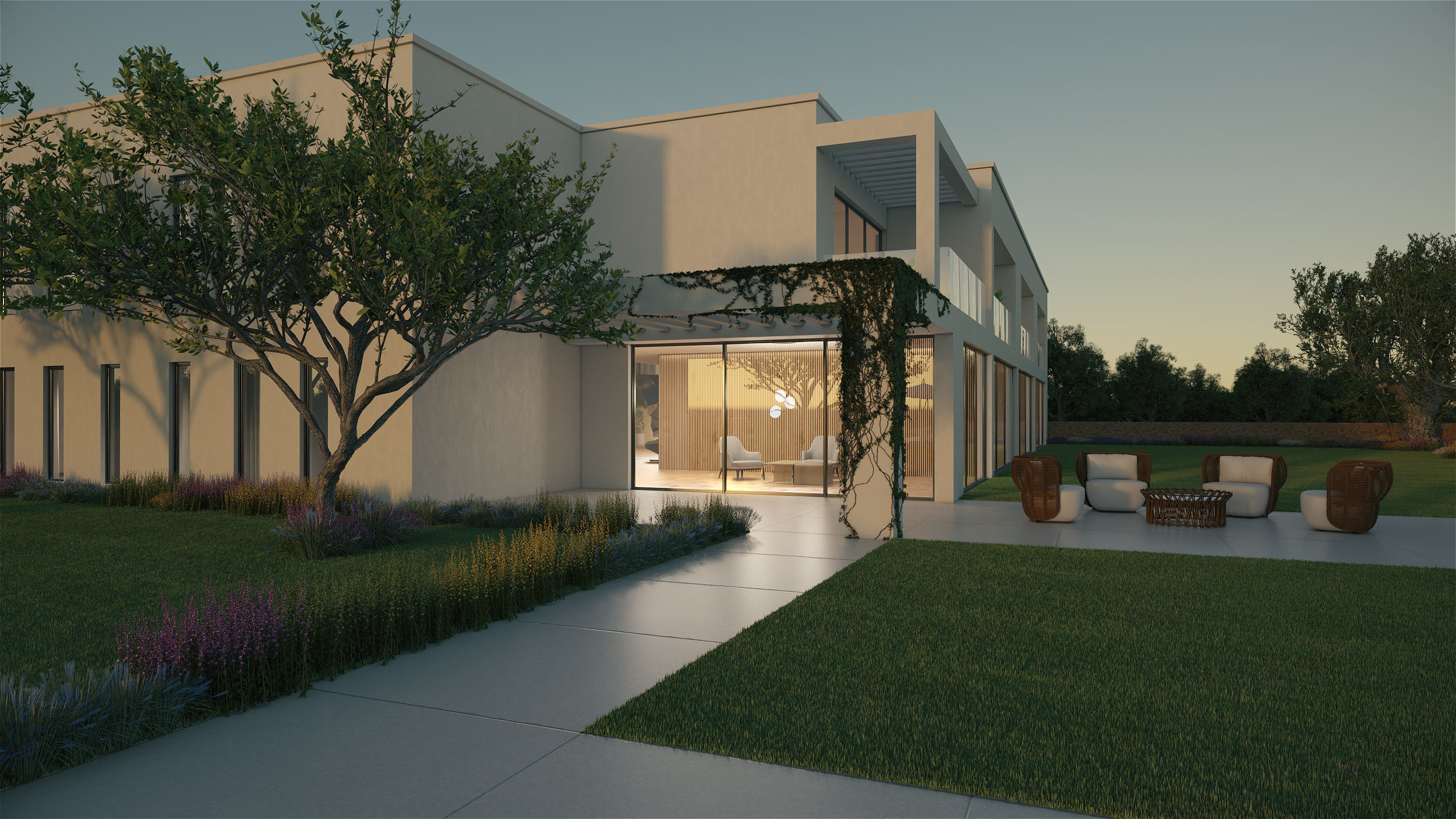 Exterior House Scene 6 - Pool Hotel 3D model_17