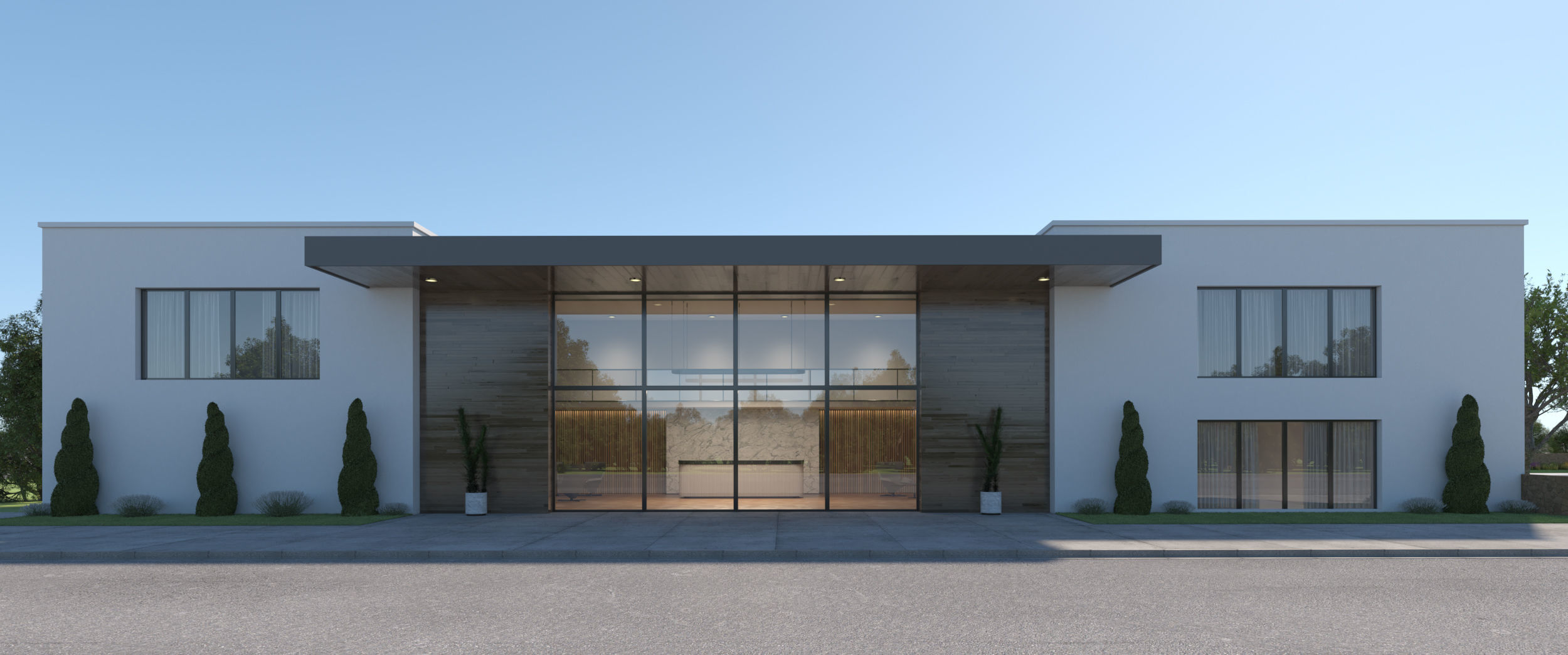 Exterior House Scene 6 - Pool Hotel 3D model_27