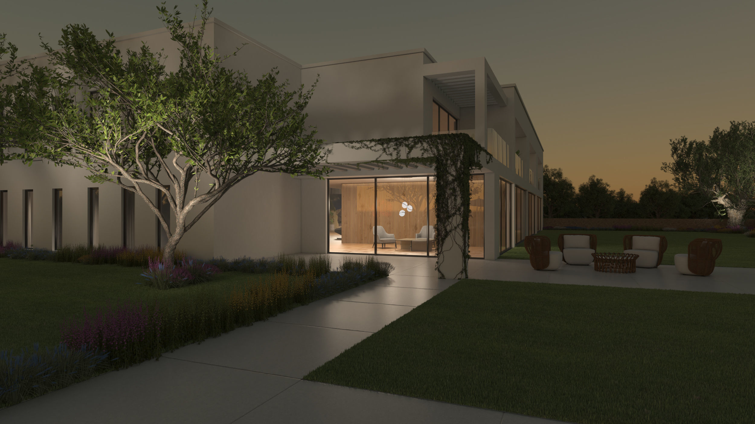 Exterior House Scene 6 - Pool Hotel 3D model_16