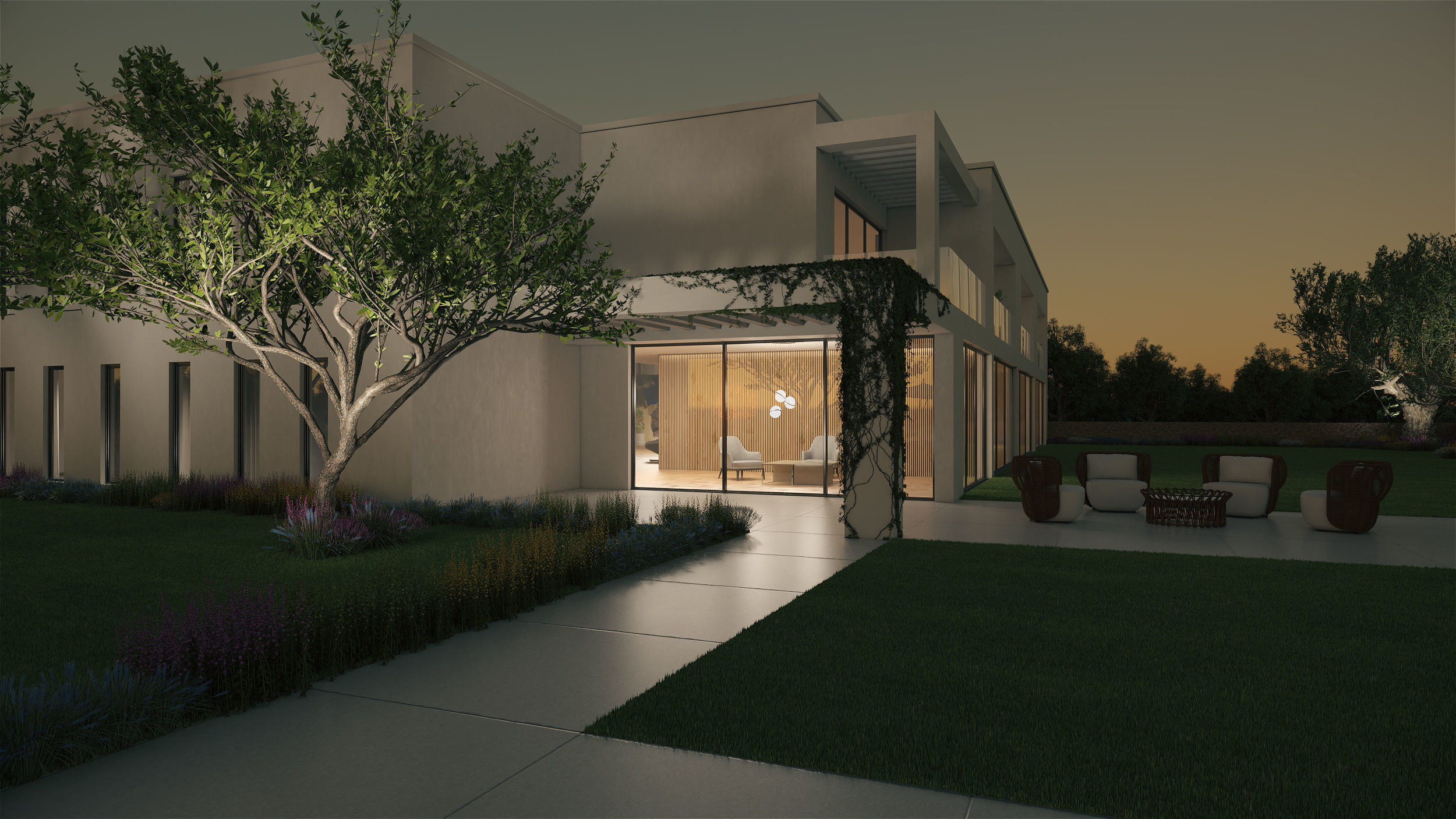 Exterior House Scene 6 - Pool Hotel 3D model_15