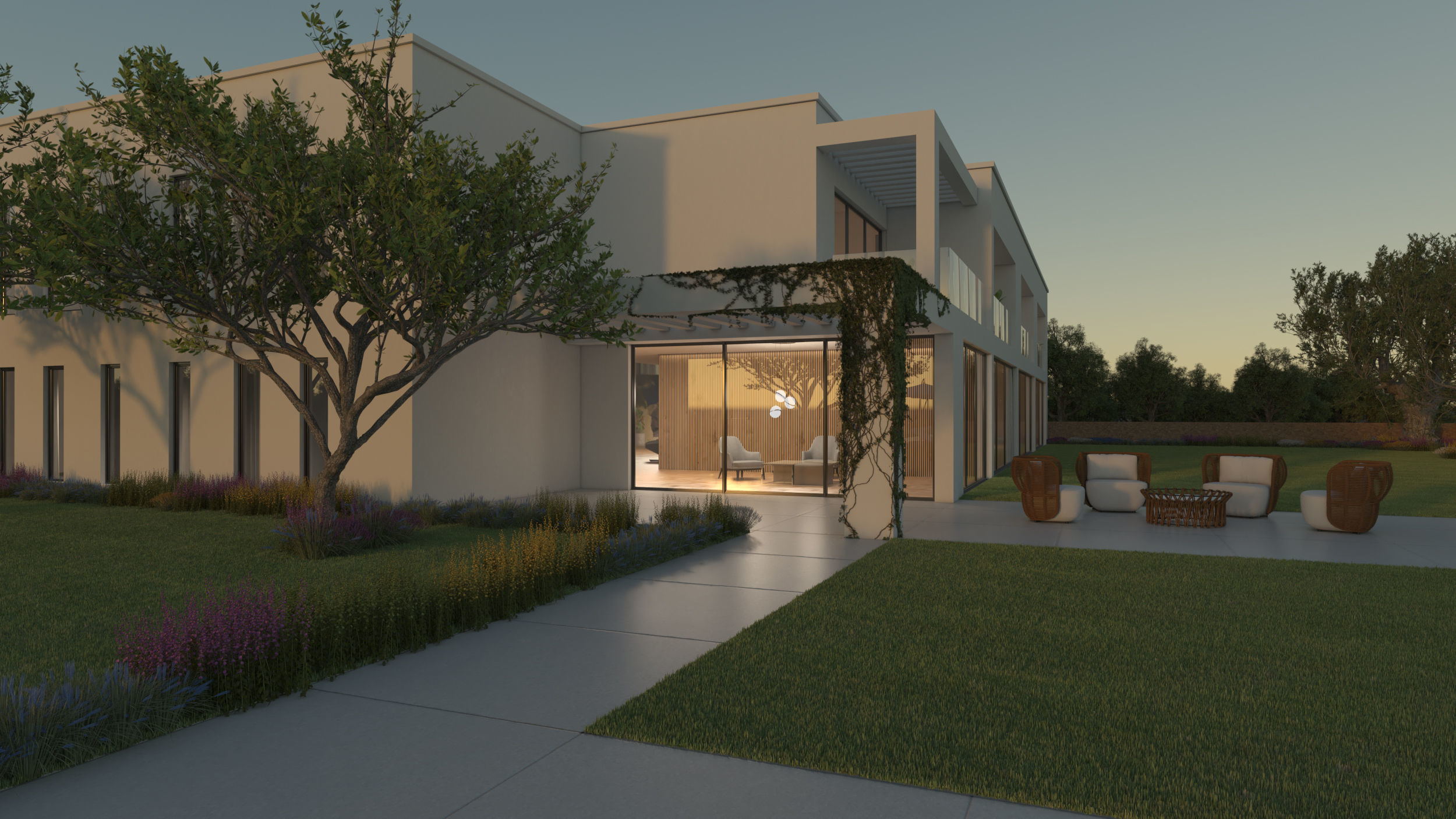 Exterior House Scene 6 - Pool Hotel 3D model_18