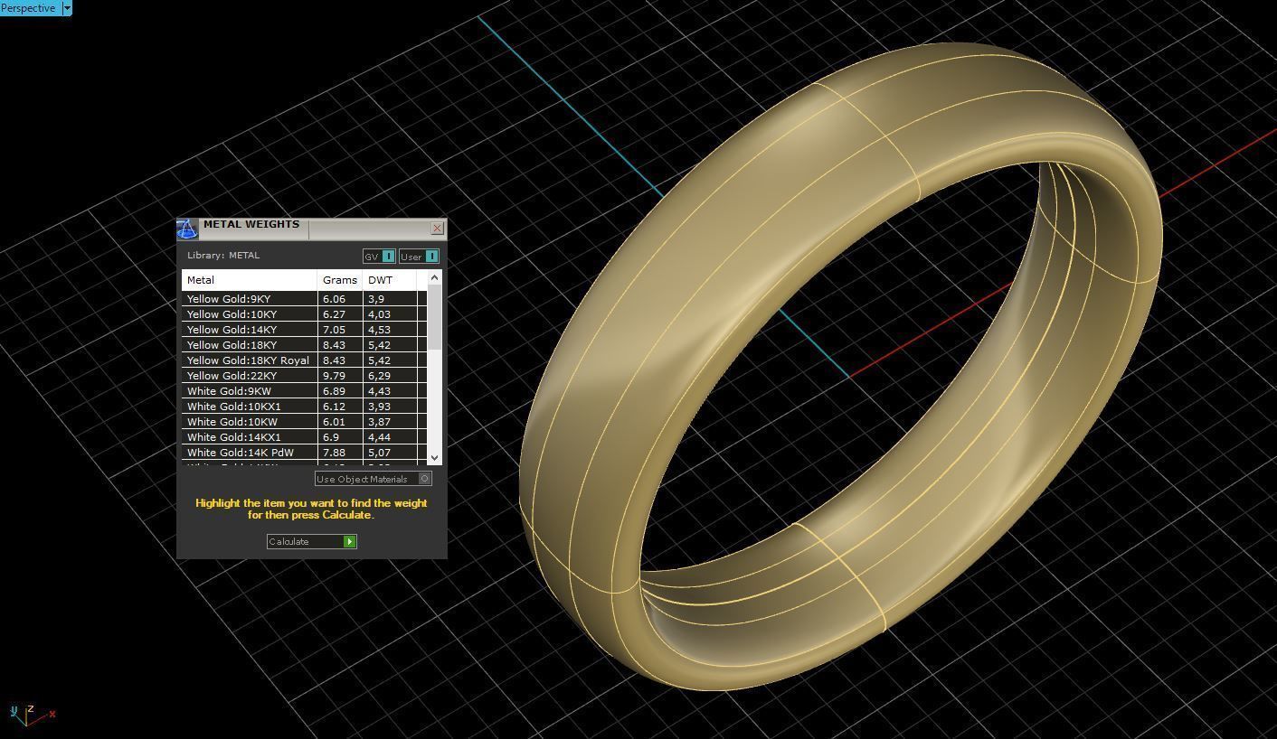 Wedding Band Men 3D print model_6