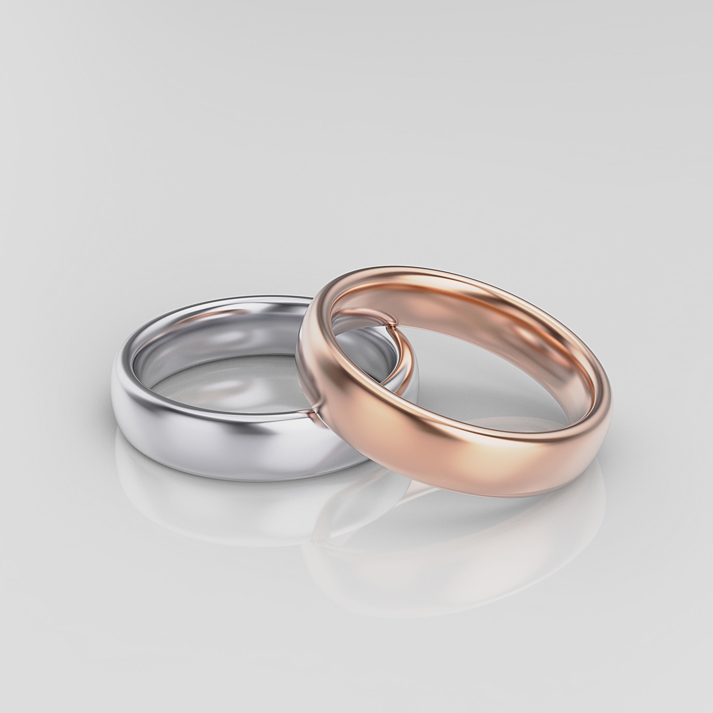 Wedding Band Men 3D print model_10