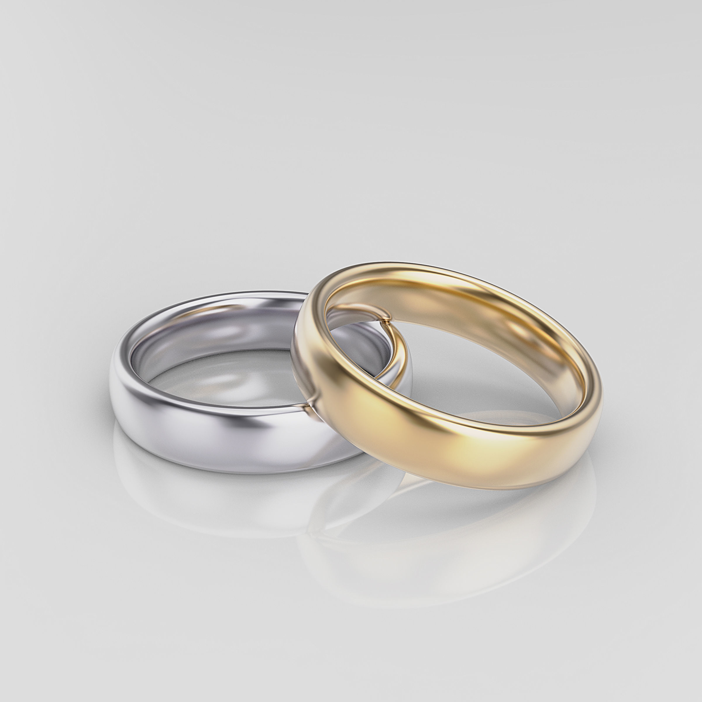 Wedding Band Men 3D print model_15