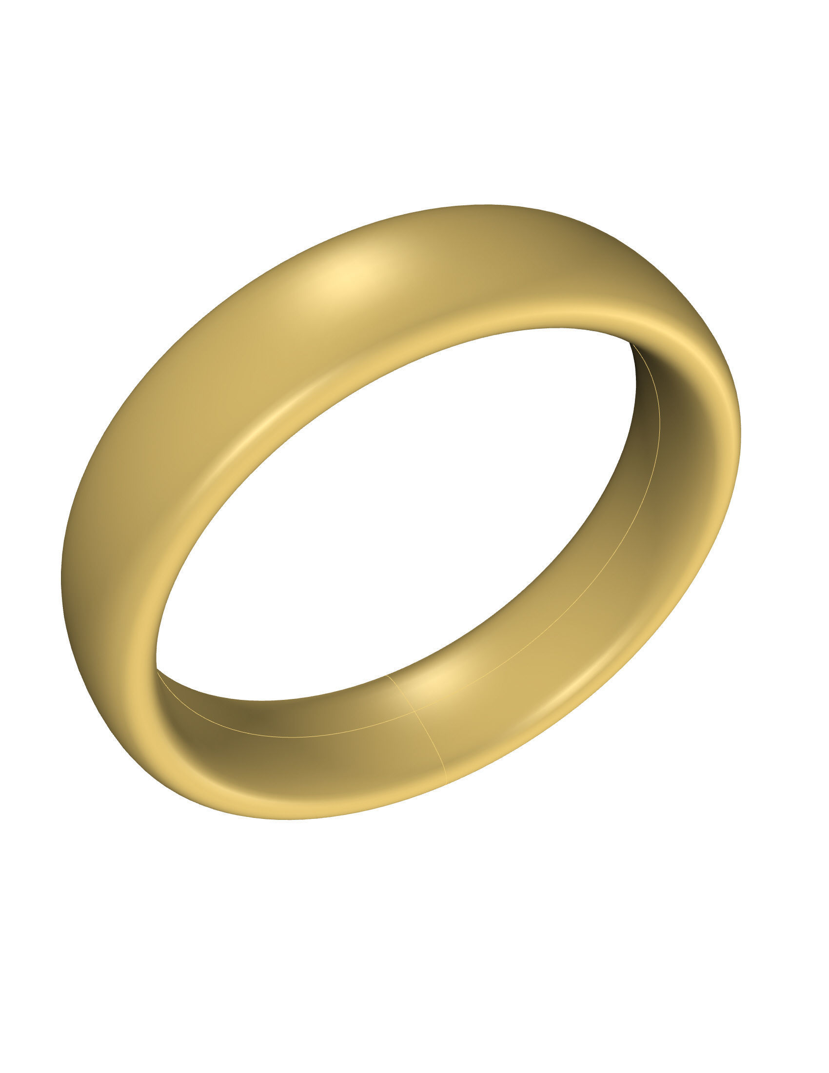 Wedding Band Men 3D print model_3